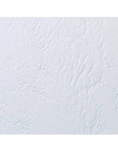 Copertine per rilegatura GBC Leathergrain in cartoncino goffrato a4 bianco  conf da 100 copertine - CE040070