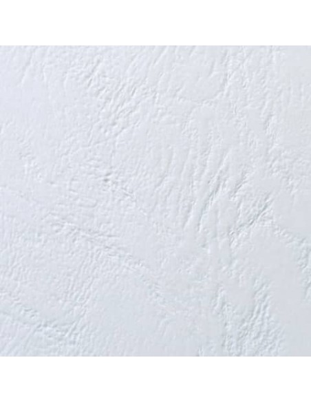 Copertine per rilegatura GBC Leathergrain in cartoncino goffrato a4 bianco  conf da 100 copertine - CE040070