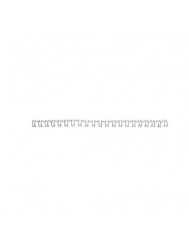 Spirali metalliche a 21 anelli GBC WireBind 10 mm A4 argento conf da 100 spirali - IB160837