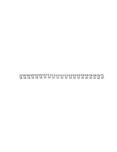 Spirali metalliche a 21 anelli GBC WireBind 10 mm A4 nero conf da 100 spirali - IB165221