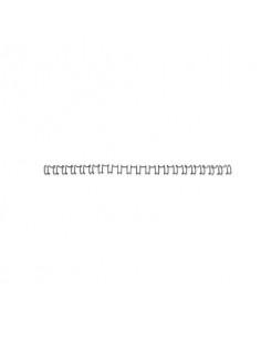 Spirali metalliche a 21 anelli GBC WireBind 14 mm A4 nero conf da 100 spirali - IB165429