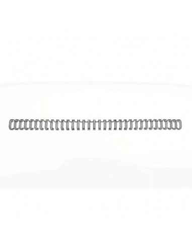 Spirali metalliche a 34 anelli GBC Wirebind 9 mm a4 nero conf da 100 spirali - RG810610