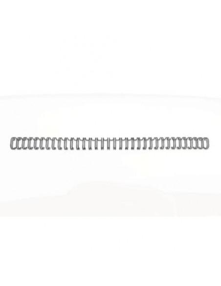 Spirali metalliche a 34 anelli GBC Wirebind 9 mm a4 nero conf da 100 spirali - RG810610