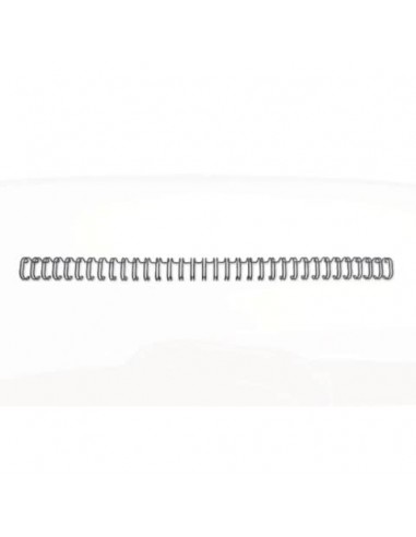 Spirali metalliche a 34 anelli GBC Wirebind 11 mm a4 nero conf da 100 spirali - RG810710