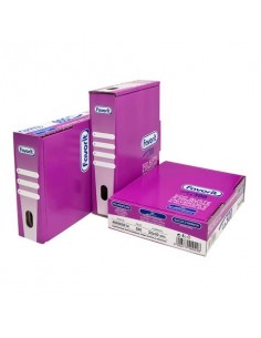 Buste trasp. a foratura universale FAVORIT La500 buccia d'arancia air 22x30 cm  scatola da 500 - 400065614