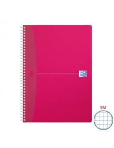Quaderno spiralato OXFORD Office My Colours Maxi A4 assortiti quadretti 5 mm 100101864