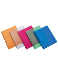 Raccoglitore Favorit Lumina in PPL A4 4 anelli tondi Ø 30 mm - 22x30 cm - trasparente neutro - 400083623