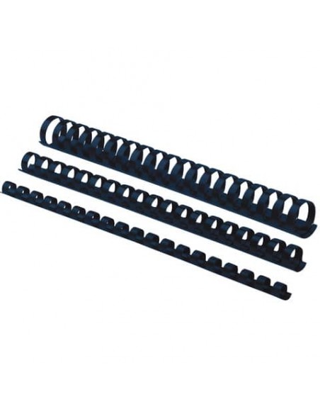 Dorsi plastici FELLOWES blu ad anello tondo 10 mm -  41-55 fogli conf.100 - 5345906