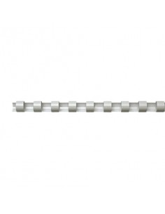 Dorsi plastici per rilegatura FELLOWES ad anello tondo 22 mm bianco 151-180 fogli - conf.50 - 5347803