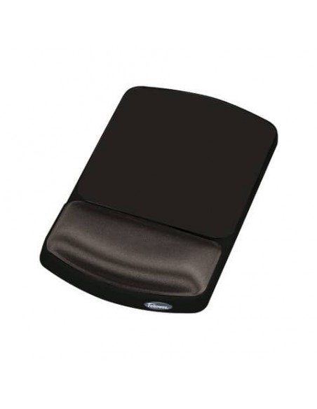 Tappetino mouse con poggiapolsi FELLOWES gel grafite 15