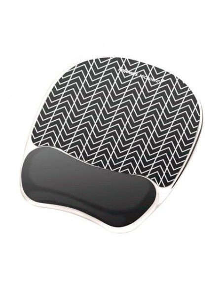 Tappetino mouse con poggiapolsi FELLOWES Photo Gel disegno pneumatico 9653401