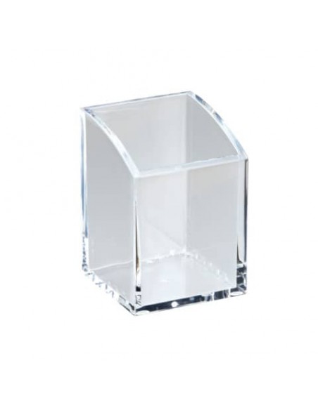 Portapenne MAUL a bicchiere acrilico trasparente 7x7x10