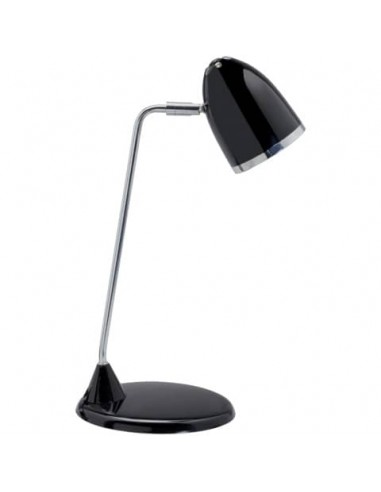Lampada da scrivania MAULstarlet metallo cromato nero E27 8 W Z800093