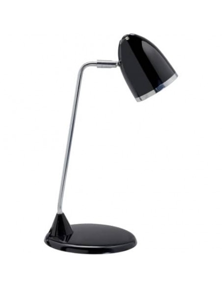 Lampada da scrivania MAULstarlet metallo cromato nero E27 8 W Z800093