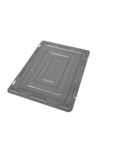 Coperchio per cassa di movimentazione in PPL  Viso 30x40 cm grigio E4301/21