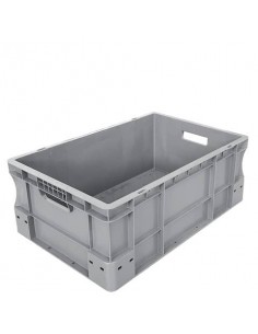 Contenitore per movimentazione in PPL Viso 40x60x23 cm grigio E6420