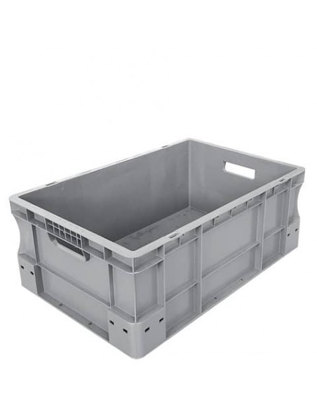 Contenitore per movimentazione in PPL Viso 40x60x23 cm grigio E6420