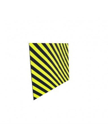 Protezione segnaletica in gomma Viso 100x150 cm nero/giallo PU1502NJ