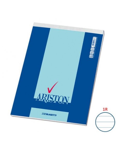 Blocco con punto metallico Blasetti Ariston 70 ff righe 1R A4 - 21x29