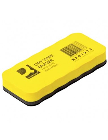 Cancellino magnetico per lavagne bianche Q-Connect nero 12x3x5 cm KF01973