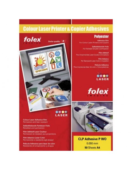 Film adesivo per laser e copiatrici Folex CLP Adhesive P CL 0