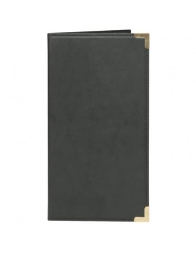 Portaconto Securit® Classic in similpelle 12x23 cm nero MC-CRBP-BL