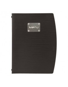 Portamenù Securit® Rio A4 nero  MC-RCA4-BL