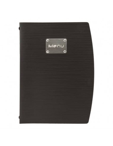 Portamenù Securit® Rio A4 nero  MC-RCA4-BL