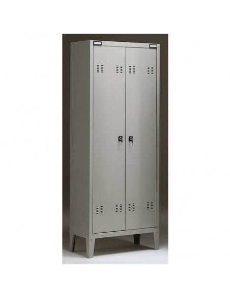 Spogliatoio Tecnical 2 a 2 posti acciaio 7/10 monoblocco 70x35x180 cm B2