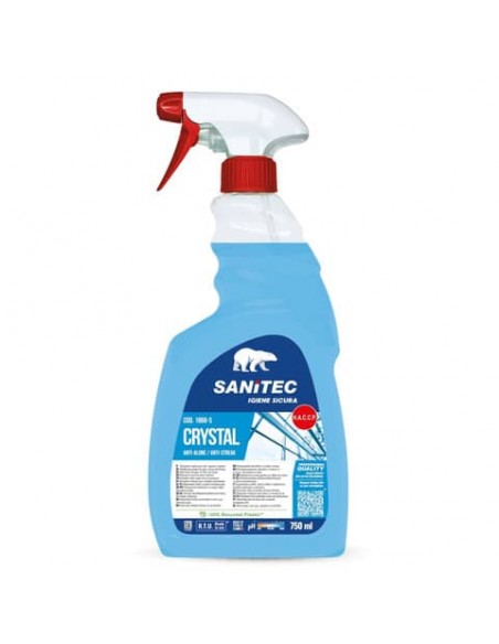 Detergente multiuso per vetri e specchi SANITEC Crystal 750 ml 1866-S