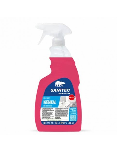 Detergente scioglicalcare SANITEC Igenikal Bagno spray - 750 ml 1920-S