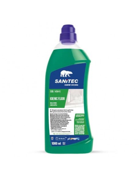 Detergente concentrato per pavimenti SANITEC Igenic Floor mela verde e bacche 1 L - 1434-S