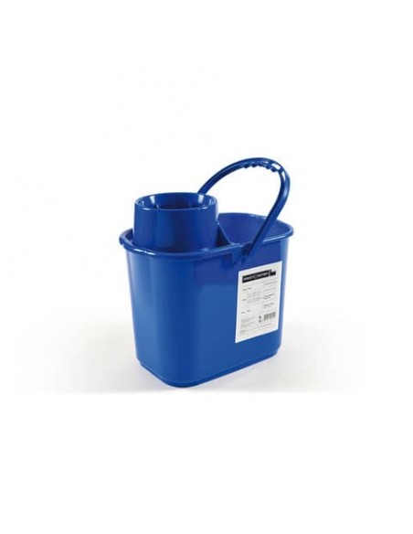 Secchio Perfetto Factory Polar con strizzatore - 15 L blu 26545