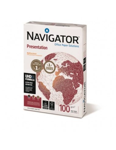 Carta per fotocopie A4 Navigator Presentation 100 g/m² Risma da 500 fogli - NPR1000203