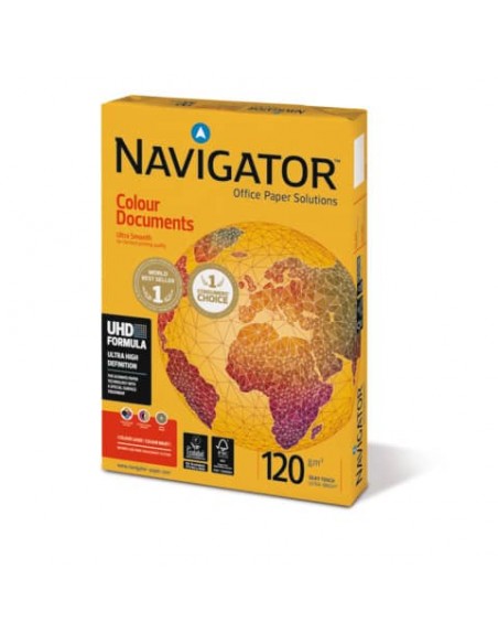 Carta per fotocopie A4 Navigator Colour Documents 120 g/m² Risma da 250 fogli - NCD1200181