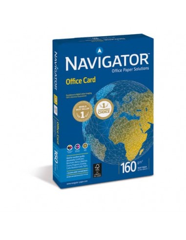 Carta per fotocopie A4 Navigator Office Card 160 g/m² Risma da 250 fogli - NOC1600067