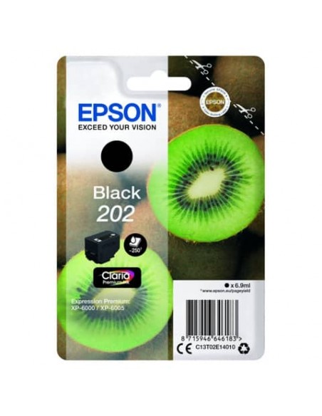 Cartuccia inkjet Kiwi 202 Epson nero  C13T02E14010