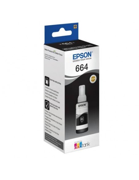 Cartuccia inkjet T6641 Epson nero  C13T664140