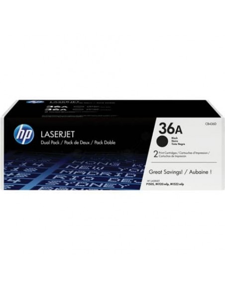 Toner 36A HP nero  Conf. 2 - CB436AD