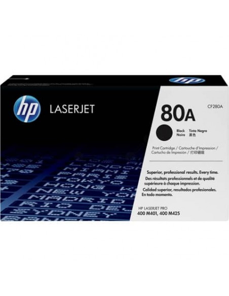 Toner 80A HP nero  CF280A