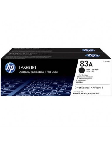 Toner 83A HP nero  Conf. 2 - CF283AD