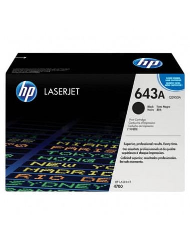 Toner 643A HP nero  Q5950A