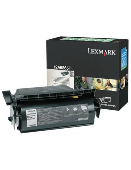 Toner alta resa return program Lexmark nero 12A6865