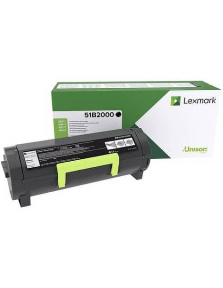 Toner return program Lexmark nero  51B2000