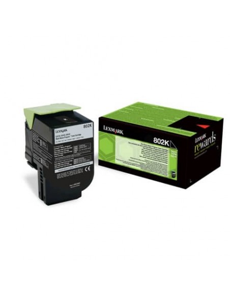Toner return program 802K Lexmark nero  80C20K0