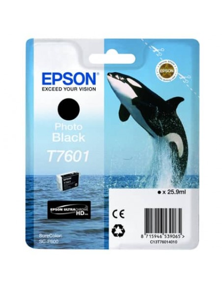 Cartuccia inkjet T7601 Epson nero fotografico C13T76014010