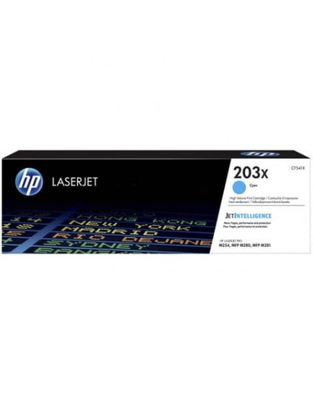 Toner alta capacità 203X HP ciano  CF541X