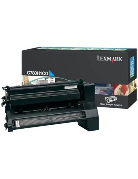 Toner alta resa return program Lexmark ciano C780H1CG