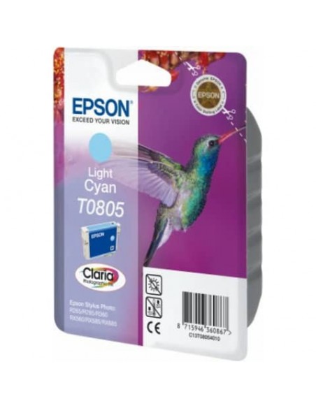 Cartuccia inkjet Colibrì T0805/blister RS Epson ciano chiaro C13T08054011
