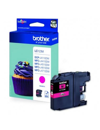Cartuccia inkjet LC-123 Brother magenta  LC-123M
